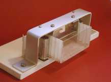 hereingeschobener Rollkasten mit Aufrollmechanismus