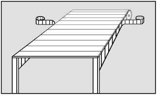 Ansicht vom Rolltisch